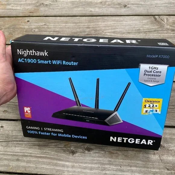 NETGEAR Nighthawk AC1900 Smart Wifi Router R7000 - Picture 1 of 9